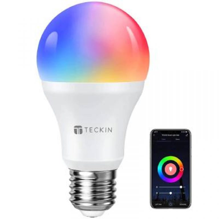 TECKIN Bombilla Inteligente LED WiFi con luz cálida